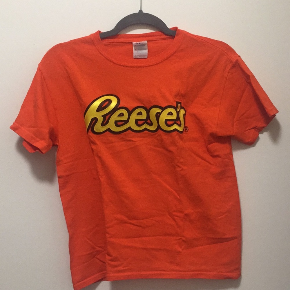 Orange reeses shirt